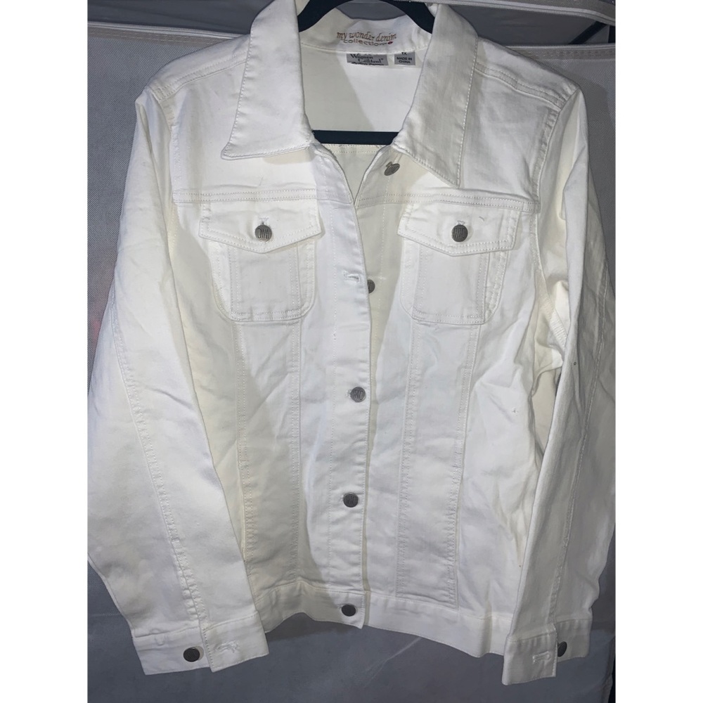 White denim jacket
